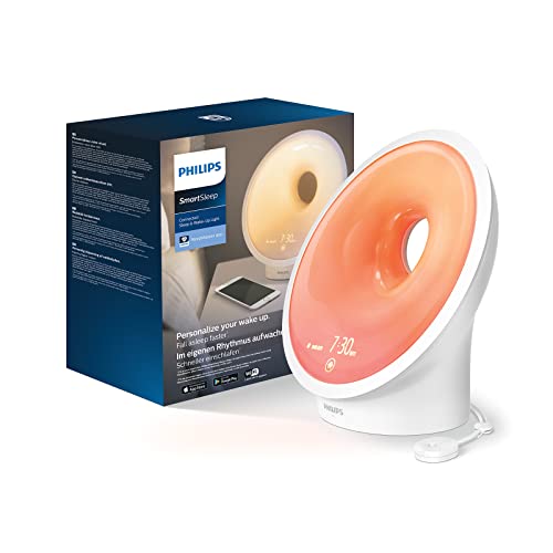 Philips HF3671/01, Wake Up Light, Plastik, Weiß, 12 x 19 x 19 cm [Energieklasse G]