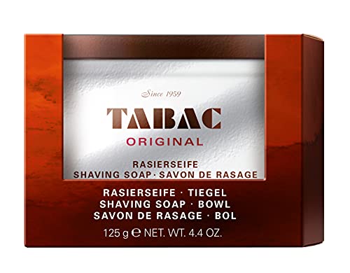 Tabac® Original | Rasierseife im Tiegel - ermöglicht leichte und gründliche Rasur - Original Seit 1959 | 125g