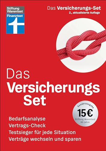 Das Versicherungs-Set: Bedarfsanalyse, Vertrags-Check, Testsieger für jede Situation, Verträge wechseln und sparen