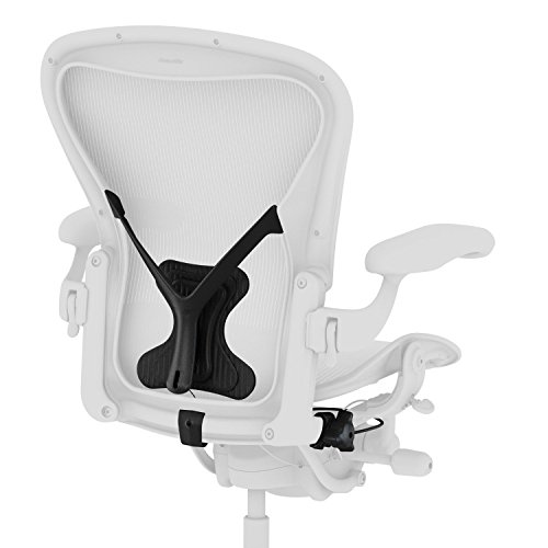 Herman Miller Aeron Posturefit Stuhl-Set, Kunststoff, Schwarz, Größe B (Medium)