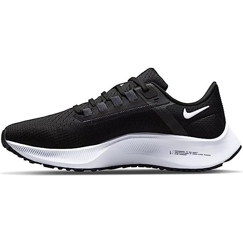Nike Damen Air Zoom Pegasus 38 Laufschuh, Black/White-Anthracite-Volt, 40.5 EU