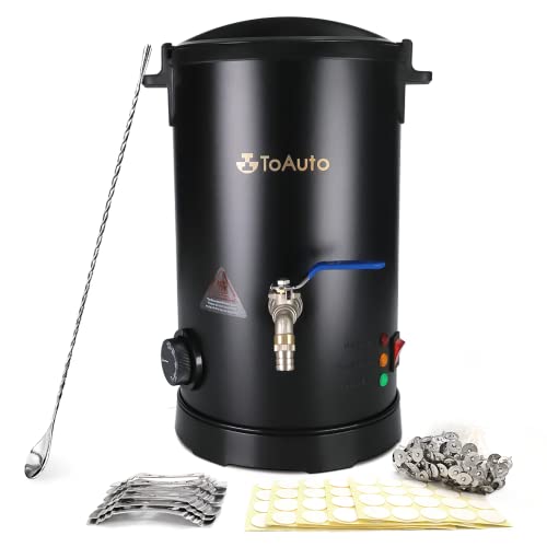 TOAUTO WMF-5L Kerzenherstellung Kit, DIY Kerzen Selber Machen Set Inklusive Docht, wachsschmelzer, Dochthalter - 80–212 °F Temperaturkontrolle für Candle Business