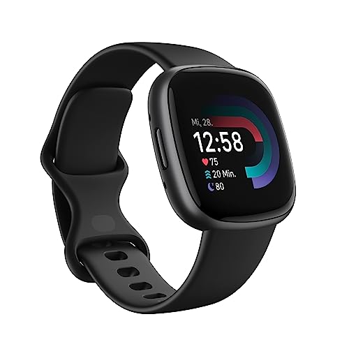 Google Fitbit Versa 4 – Smartwatch Damen / Herren – Fitness-Tracker mit integriertem GPS und Telefonfunktion, 6 Tage Akkulaufzeit, 40+ Trainingsmodi – Fitnessuhr kompatibel mit Android / iOS