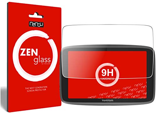 ZenGlass (2 Stück) Flexible Glas-Folie kompatibel mit Tomtom Go Professional 6200 Schutzfolie I Display-Schutzfolie 9H