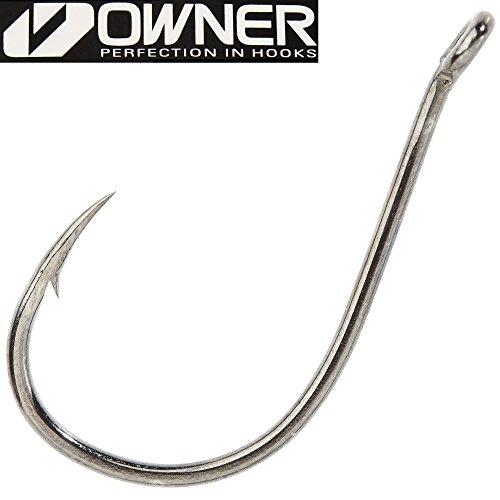 Owner Mosquito Hook - Dropshot Haken zum Spinnfischen, Angelhaken zum Drop Shot Angeln, Dropshothaken für Gummifische & Jigs, Größe/Packungsinhalt:Gr. 2-9 Stück