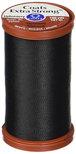 Coats & Clark, extra starker Polsterfaden, 137 m, Schwarz