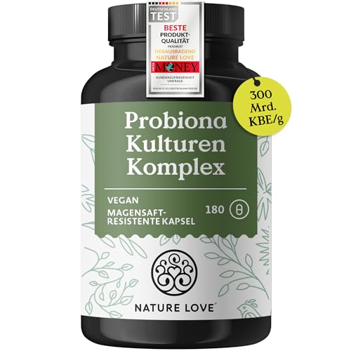 Probiona Komplex - Bio Inulin für alle wichtigen Bakterienstämme - 300 Mrd. KBE/g - magensaftresistent & vegan - mit Lactobacillus & Bifidobakterien, hochdosierte 20 Mrd KBE pro Tagesdosis, 3 Monate