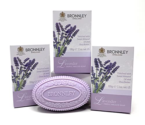 Bronnley 3er Set Seife Lavender 3x100 g