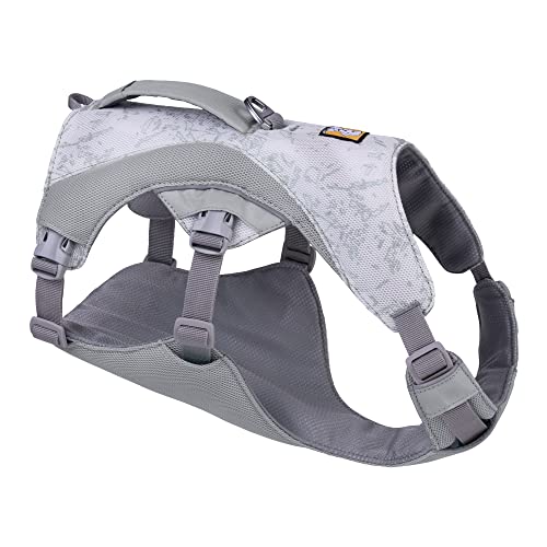 RUFFWEAR Swamp Cooler Hundegeschirr und Griff, leichte Laufausrüstung hält Haustiere bei heißem Wetter kühl, Verstellbar, stark und kühlend, 2 Leinen-Portale, Graphite Gray (Small, 56-69cm)