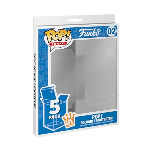 Funko Pop 5 Pack Foldable - Premium Protector Vitrines Pop! Sammelfiguren aus Vinyl - Langlebige, Kristallklare und Stapelbare Aufbewahrung