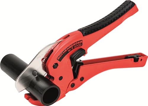 ROTHENBERGER ROCUT TC 42 Kunststoffrohrschere, 0mm-42mm Arbeitsbereich Durchmesser | 52000 | Schere für Rohre, Rohrschneider