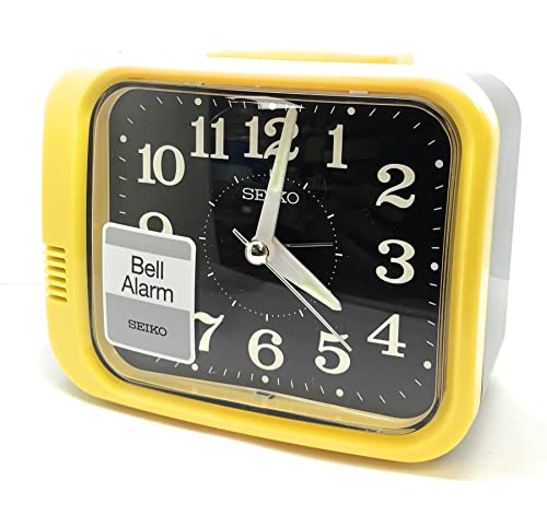 Seiko Bedside Bell Alarm Clock QHK058Y