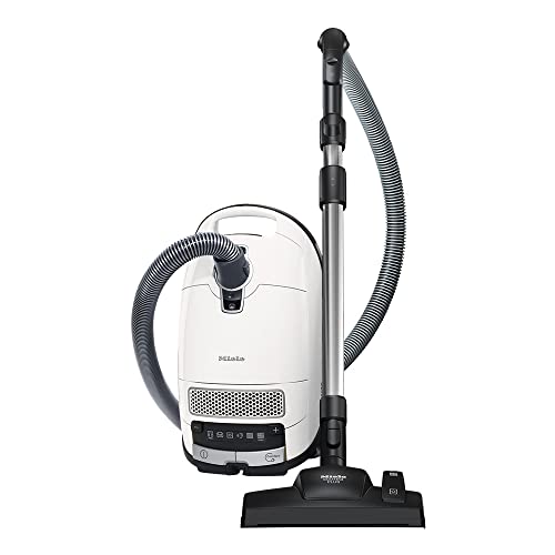 Miele Complete C3 Silence Ecoline – Bodenstaubsauger mit Beutel, geräuschoptimiertem Motor, Universal-Bodendüse und 6 Reinigungsmodi – Lotosweiß