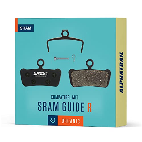 Alphatrail Bremsbeläge - Für SRAM Guide & Avid Trail Bremsen I Gesinterter MTB Bremsbelag mit hoher Bremskraft & Hitzeresistenz 100% Passgenau für Bremsen von Avid Elixir Trail 7 9 XO & SRAM Guide R