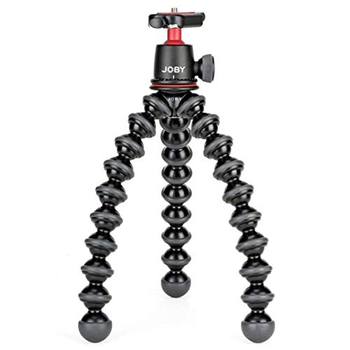 JOBY JB01507-BWW GorillaPod 3K Kit flexibles und leichtes Stativ (mit Kugelkopf für DSLR-, CSC- und spiegellose Kameras, Traglast bis zu 3 kg), Schwarz