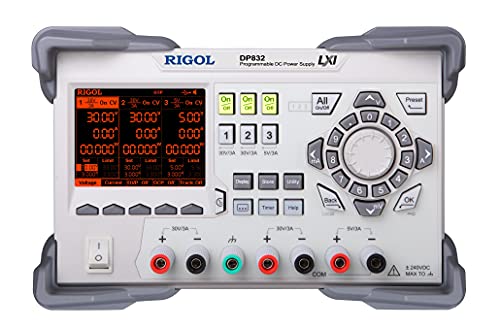 RIGOL DP832 DC-Netzteil, 3 Ausgänge, 30V/3A || 30V/3A, 5V/3A, 195 W, geringe Welligkeit und Rauschen: