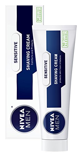 NIVEA MEN Sensitive Shaving Cream, 3,5 oz Tube by Nivea Men
