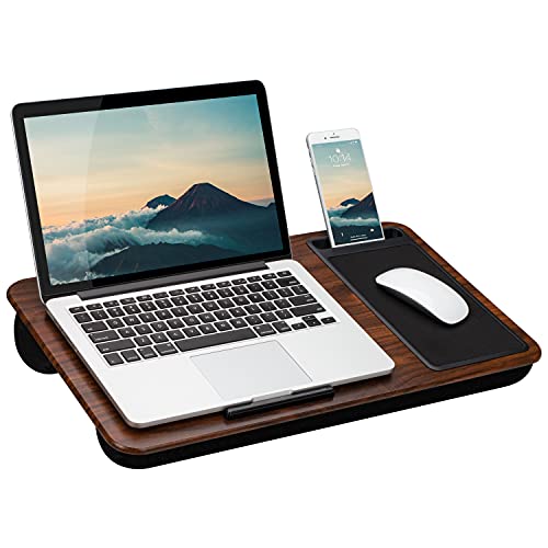 LapGear Home-Office Knietisch mit Geräteablage, Mauspad und Handyhalterung