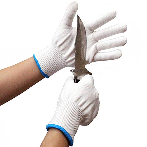 ThreeH Schnittfeste Handschuhe Küchenhandschuhe HPPE und 316L Leichte Handschuhe für Fischfilet Fleisch schneiden Austern schälen GL20 M
