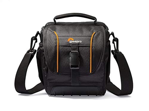 Lowepro LP36863-0WW, SH 140 II Abenteuertasche für Kamera mit verstellbarem Trennsystem, passend für kompakte DSLR mit angebrachtem Kit-Objektiv, Speicherkarte, kleines Zubehör