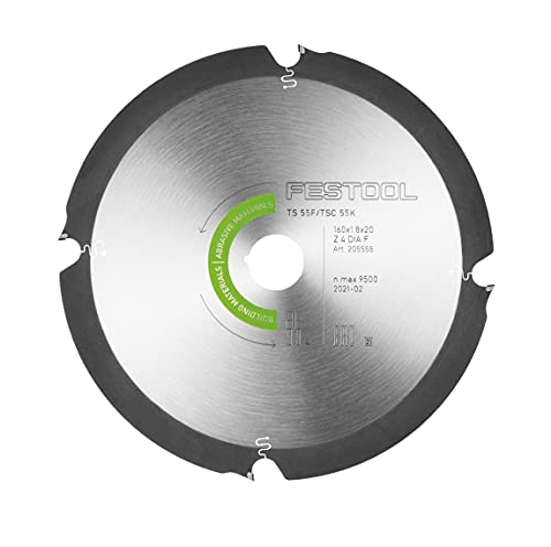 Festool Hoja de sierra de diamante DIA 160x1,8x20 F4 Abrasive Materials