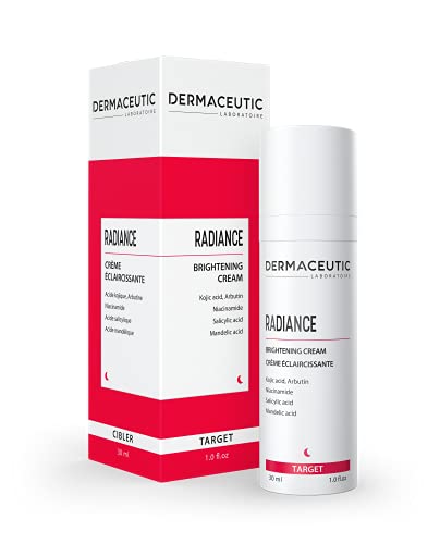 Dermaceutic Radiance - Aufhellende Creme mit Kojisäure, Arbutin, Niacinamid, Salicyl- und Mandelsäure - 30 ml