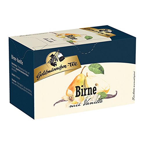 Goldm?nnchen Tee Birne mit Vanille, Fr?chtetee, 20 einzeln versiegelte Teebeutel by Goldm?nnchen