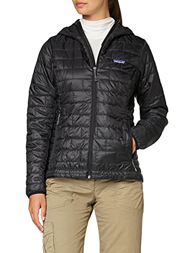 Patagonia Damen Nano Puff Hoody, Black, M