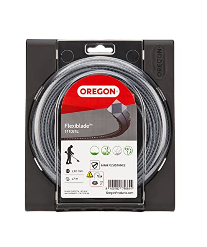 Oregon 111085E Gezahnter FlexiBlade-Mähfaden, 4,0 mm, 21 Meter