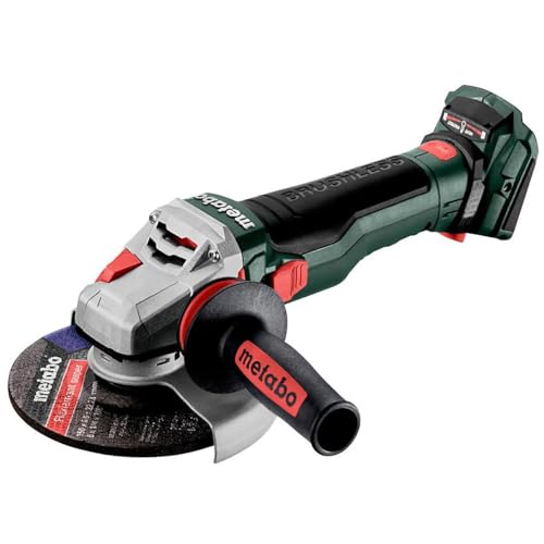 Metabo Akku-Winkelschleifer WB 18 LTX BL 15-150 Quick (18 V, ohne Akku, mit Metabox 165, Schnellspannmutter, Scheiben-ø 150 mm) 601732840