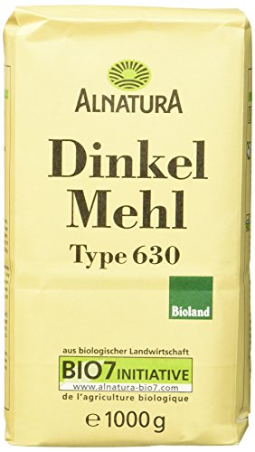 Alnatura Bio Dinkelmehl, Type 630, 6er Pack (6 x 1 kg)