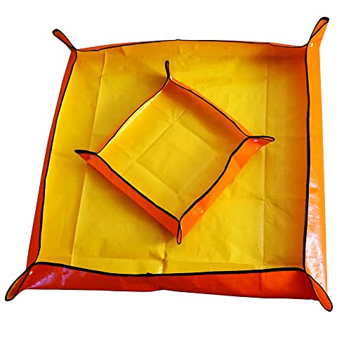 Gartenmatten-Set Indoor-Umpflanzpflanze wasserdichte Faltbare Umtopfmatte