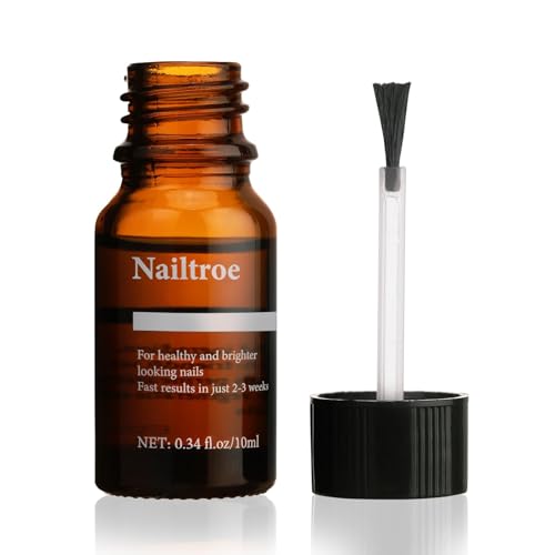 Nagelpilz Intensiv und Langanhaltend Nailtroe Wirksamen Behandlung von Nagelpilz und Pilzinfektionen,Braun,10mL