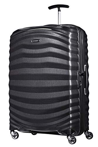Samsonite Lite-Shock - Spinner L Koffer, 75 cm, 98,5 L, mit 4 Rollen, Schwarz (Black)