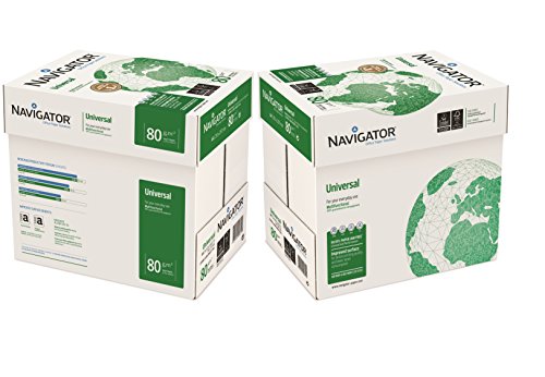 Navigator Universal-Papier, A4, 80 g/m² 10x Reams (5,000 Sheets) - 1x Box