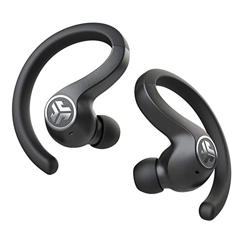 JLab JBuds Air Sport True Wireless Bluetooth Kopfhörer Sport, In Ear Ohrhörer Kabellos mit USB Ladecase, Sportkopfhörer mit Be Aware Audio, IP66 schweißresistent und Custom EQ3 Sound (Schwarz)