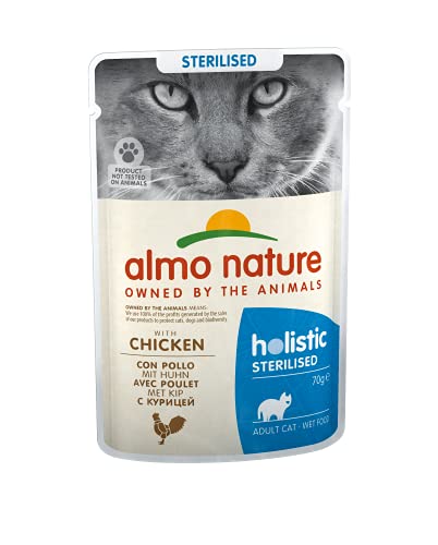almo nature Katzenfutter Cat Funktionelle Tasche sterilisiert mit Huhn