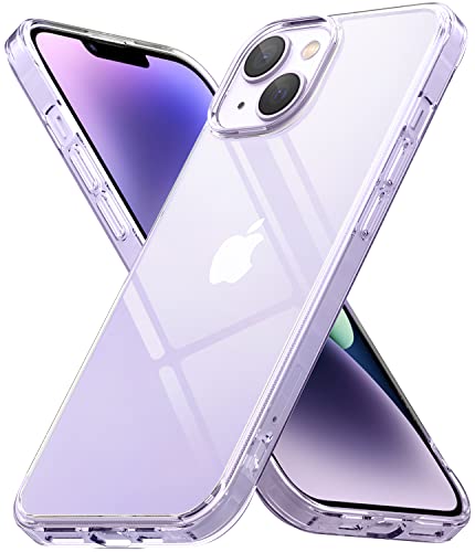 Ringke Fusion Case Kompatibel mit iPhone 14 Hülle, Kratzfeste Transparent Handyhülle für iPhone 14 6.1 Zoll (2022) - Clear