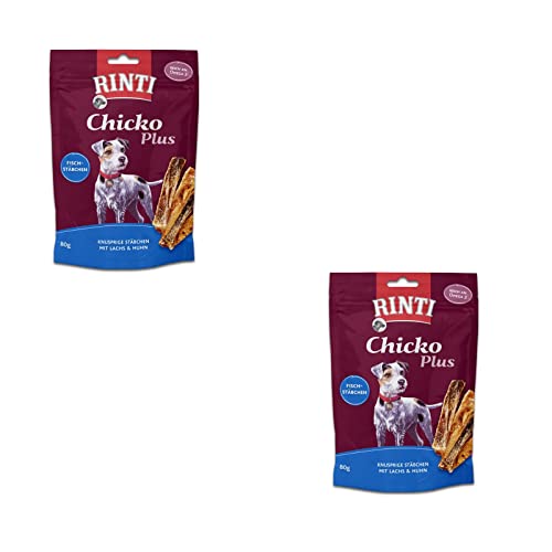 RINTI Chicko Fischstäbchen mit Lachs & Huhn - Doppelpack - 2 x 80g
