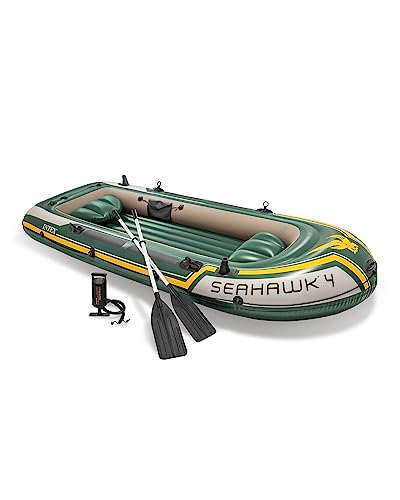 Intex Seahawk 4 Set Schlauchboot - Mehrfarbig - 351 x 145 x 48 cm - 4-teilig