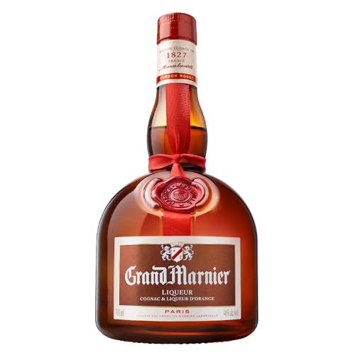 Grand Marnier Cordon Rouge - edler Blend aus Cognac und Bitterorangen-Essenz - pur als Likör oder zum Cocktail mixen - 40 % vol. - 1 x 0,7 l