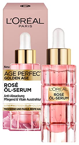 L'Oréal Paris Vitalisierendes Öl-Serum, Reichhaltige und hochwirksame Anti Aging Gesichtspflege, Für reife Haut, Age Perfect Golden Age, 1 x 30 ml
