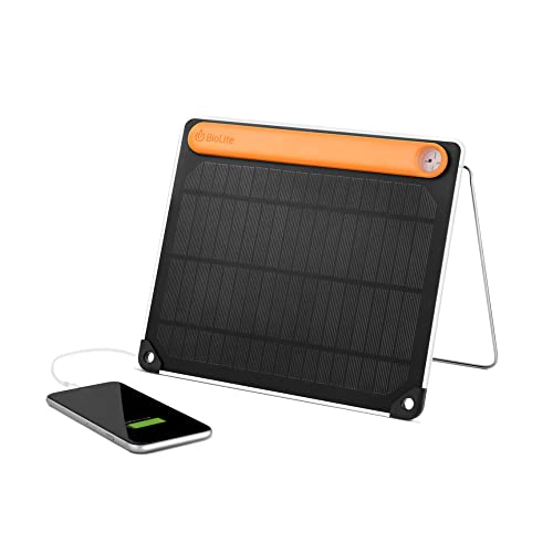 Biolite SolarPanel Ultradünnes Modul mit integriertem 3200 mAh Akku, 5 oder 10 W 5 W