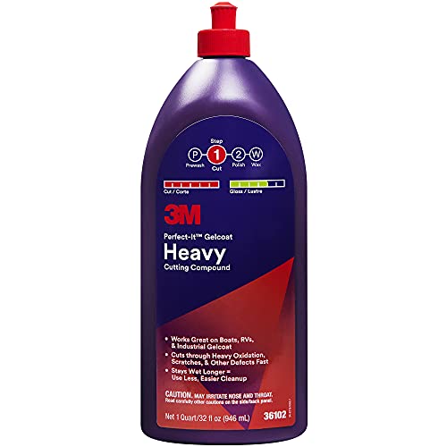 3M Boot und Wohnwagen Schleifpaste Perfect-It Gelcoat Heavy Cutting Compound 36102E
