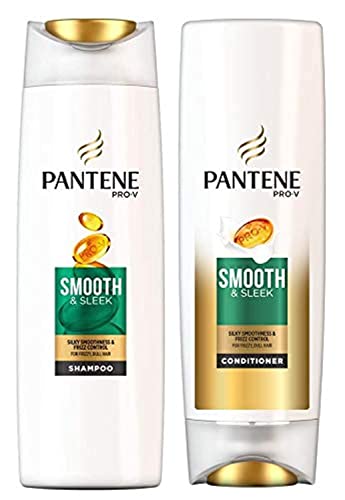 Pantene Pro-V Smooth & Sleek Shampoo & Conditioner Set, je 360 ml