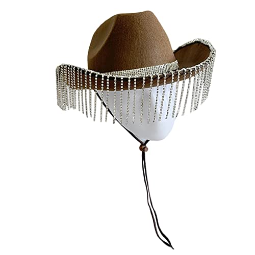 MLWSKERTY Cowgirl Schimmernden Strasssteinen Die Party Western Cowgirl Die Braut