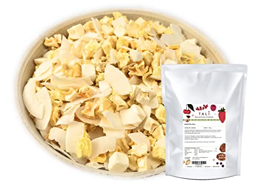 TALI Karibik-Mix 250 g - Gefriergetrocknete Ananas, Mango, Maracuja und Kokoschips