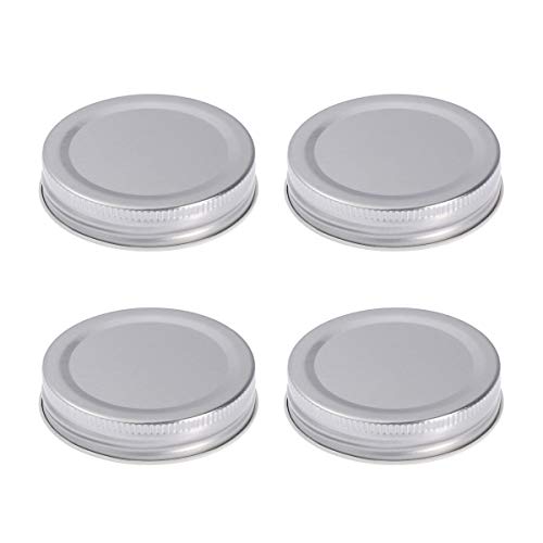 4 st¨¹ Edelstahl Deckel Ersatzdeckel Jar Lids f¨¹r Ball Mason Jar Einmachgl?ser