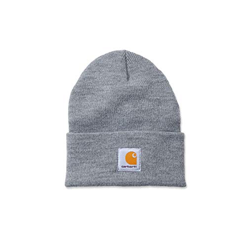 Carhartt Unisex Beanie Acrylic Watch Hat A18, Grey, Einheitsgröße