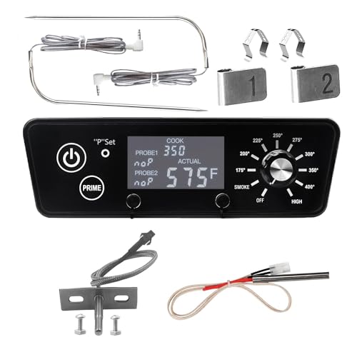 Digitales W/LCD-Display Steuerplatine Thermostat Kit für Pit Boss Pellet Grill Smoker Austin XL, Ersatzteile inklusive Fleischsonden, Temperatursensor und Zündungs-Hot Rod